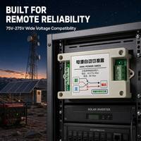 Commutateur de transfert automatique double alimentation CA bipolaire ATS 75V-275V universel pour camping-car, système solaire hors réseau, protection contre les pannes de générateur