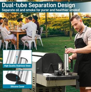 PIOEN Advanced Portable sans fil électrique fumeur dernière mise à niveau générateur <span class=keywords><strong>de</strong></span> fumeur froid boîte à fumer chaud/froid gaz meubles d'extérieur - Product Image 4