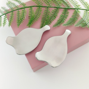 Plaque <span class=keywords><strong>de</strong></span> raclage en acier inoxydable OEM, planche Gua Sha pour la thérapie <span class=keywords><strong>de</strong></span> raclage du corps et du <span class=keywords><strong>visage</strong></span>, relaxation musculaire, outil <span class=keywords><strong>de</strong></span> lifting cutané - Product Image 4