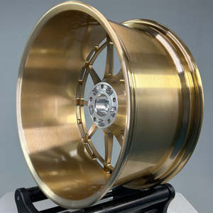 SY-1019 1 pièce Jantes de voiture de course forgées Or brossé 5x112 5x112 5x114.3 Alliage 6061-T6 Jantes de voiture Honda FD2 pour BMW Audi Chery - Product Image 6