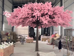 Arbre de <span class=keywords><strong>cerisier</strong></span> artificiel réaliste de 3 m de haut, fleurs roses en soie artificielle, style <span class=keywords><strong>japonais</strong></span> Sakura, pour la décoration intérieure et les décorations commerciales - Product Image 4