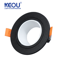 KEOU Spot de plafond encastré en plastique Gu10 Mr16 pour plaques de plâtre