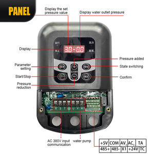 0.75-15KW 220V 380V VFD 4KW pompe à eau VFD à pression constante onduleur à dos - Product Image 4