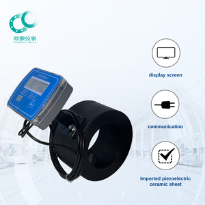 Độ chính xác cao siêu âm lưu lượng kế cho nước gas Air dầu đo lường công nghiệp thành phố ứng dụng LCD hiển thị OEM - Product Image 2