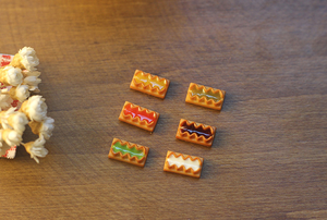 Offre Spéciale Maison De Poupée Miniature Nourriture Cookie Simulation Gâteau <span class=keywords><strong>Dim</strong></span> Sum Décoration Mini En Forme De Confiture Biscuits Casa De Munecas - Product Image 6