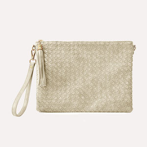 定制复古PU皮革编织包多用手拿包单肩包 - Product Image 5