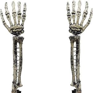 Mano de Fantasma de Terror, Accesorios Realistas con Luz LED IP65, Esqueleto de Plástico <span class=keywords><strong>Animatrónico</strong></span> para Decoraciones de Jardín de Halloween - Product Image 5