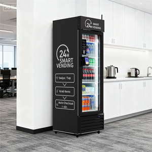 HAHA Vending Black Vending Machine Fresh Food Snacks Beverages AI Vending Machine for Office School Hospital Gym 360 <b>mini</b> - Product Image 1