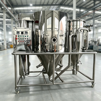 Machine de fabrication de poudre de protéines, de crème non laitière et de granulés d'huile de chanvre CBD par séchage par pulvérisation sous pression ou centrifugation commerciale