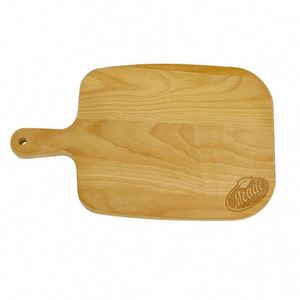 Tabla de cortar de madera gruesa ecológica personalizada al por mayor con asa para colgar - Product Image 2