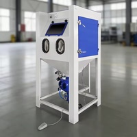 Machine de sablage à sec haute pression industrielle, écologique et sans poussière, avec cabine métallique pour l'élimination de la rouille et de la peinture