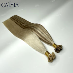 Capsules de kératine naturelle Cheveux humains 12-28 Nail U Tip Machine Remy Pre-Bond Extensions de cheveux naturels 28-70cm - Product Image 4