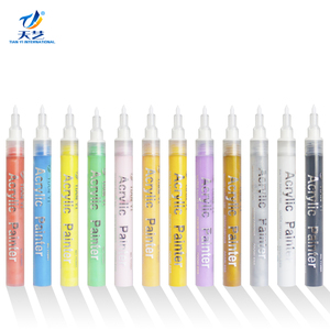 Vernice acrilica Penne per il Rock Pittura, gafild Set di 15 Marker Penne <span class=keywords><strong>Fine</strong></span> Tip 0.7 millimetri Nero per Metallic, Legno, Ceramica, Ciottoli - Product Image 3