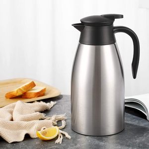 Carafe isotherme à café de 70 oz, à double paroi, sous vide, distributeur de boissons chaudes, bouilloire à eau chaude en acier inoxydable - Product Image 3