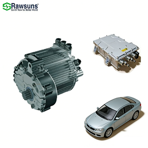 Nouveau <span class=keywords><strong>kit</strong></span> de conversion EV Rawsuns RAD196L 96Vdc 15/30kw Moteur PMSM Boîte de vitesses IP67 pour moto légère, vélo, voiture électrique, bateau - Product Image 1
