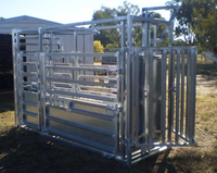 Super Standard Étrier de col et de compression pour bétail de 6 pieds de hauteur, portable, traité thermiquement, avec modélisation 3D, à vendre