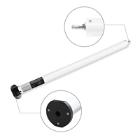 Ultra pürüzsüz 25MM kablosuz Motor tübüler güneşlikler hassas durdurma çağdaş tasarım akıllı operasyon iğne deliği şarj edilebilir yerleşik