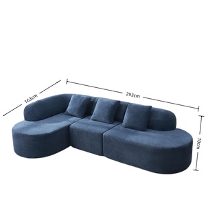 Sofá Modular OEM sin Estructura, Cama en Caja, Sofá Seccional Moderno en Forma de L, Canape ODM Comprimido, Sofá Convertible, Chaise Longue - Product Image 6