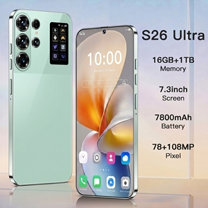 <span class=keywords><strong>Tech</strong></span> S26 Ultra, Versión <span class=keywords><strong>Global</strong></span> de 12 Núcleos, Cámara Trasera HD de 108MP, Cámara Frontal de 72MP, Pantalla de 7.3 Pulgadas, 8000 mAh, 16 GB + 1 TB, Asequible, Bandas 5G LTE, Doble SIM, GPS - Product Image 2