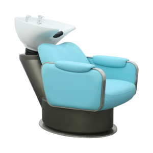 Sillón de Lavado de Cabello Reclinable de Lujo 2026 con Marco Dorado, Silla Hidráulica para Salón de Belleza Profesional y Spa - Product Image 3