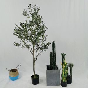Arbre bonsaï d'<span class=keywords><strong>olivier</strong></span> à feuillage persistant, fruits d'<span class=keywords><strong>olivier</strong></span>, plastique, écologique, léger, aménagement paysager <span class=keywords><strong>de</strong></span> jardin, serre agricole - Product Image 6