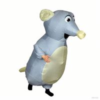 Costume de souris gonflable pour adulte Costume de souris gonflable Costume de cosplay de fête d'Halloween drôle