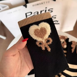 Женские носки оптом: осенне-зимние, толстые, однотонные, стильные, милые, с буквенными принтами, в полоску, хлопковые, антибактериальные - Product Image 3