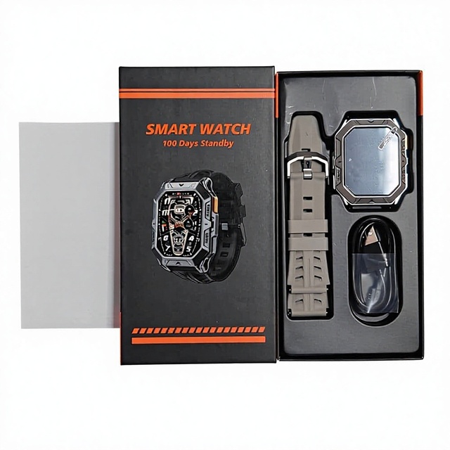 X1 PRO Smartwatch with Calling, Voice Assistant, Barometer, Pedometer, Compass, Outdoor Sports Watch
