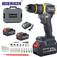 HIERKIN Meilleures ventes : Coffret d'outils avec batteries, Matériel de construction, Outils électriques, Perceuse électrique, Machines de perçage électriques