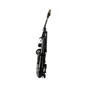 Saxofón <span class=keywords><strong>Alto</strong></span> Profesional SEASOUND OEM JYAS102DBNB, Cuerpo de Níquel Negro, Llaves Plateadas, Tono Eb, Instrumento de Viento Plegable y Ajustable - Product Image 3