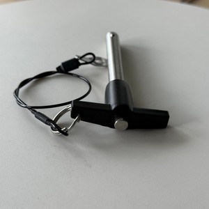 <span class=keywords><strong>T</strong></span> xử lý khóa chân thép không gỉ push-nú<span class=keywords><strong>t</strong></span> phá<span class=keywords><strong>t</strong></span> hành nhanh chóng Pin với dây cáp - Product Image 6