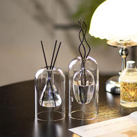 Diffuseur d'arômes en verre borosilicate transparent à double couche, vaporisateur d'huiles essentielles pour la décoration de la chambre à coucher et de la maison