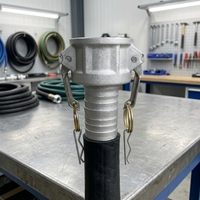 Raccords rapides Camlock en aluminium, type C avec filetage BSP, surface lisse pour applications de plomberie