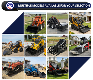 รถตักล้อยางขนาดเล็ก รุ่นขายดี 380 มินิสกิดสเตียร์ 25 แรงม้า เครื่องยนต์ดีเซลคูโบต้า - ระบบไฮดรอลิกแรงสูง รถตักตีนตะขาบทรงพลัง - Product Image 6