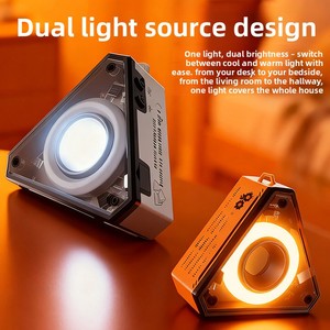 Lampe LED pour chambre d'enfant, contrôle tactile, lumière douce pour les yeux, rechargeable par USB, compacte, lampe de nuit pour chambre d'enfant, lampe de lecture - Product Image 2
