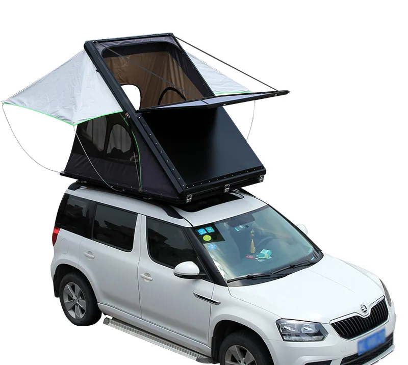 Hot-selling hard shell car roof tent solar panel tent land cruise solar panel clamshell roof tent