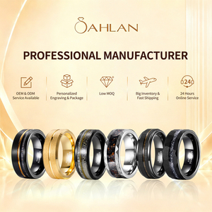 Anillos de Tungsteno de 6MM y 8MM con Borde Biselado y Acabado Pulido de OAHLAN, Joyería de Moda, Ajuste Cómodo, para Mujeres y Hombres, Anillos de Boda y Compromiso - Product Image 5