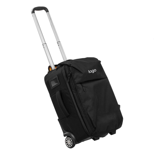 Godspeed Professional Carry-on Camera Roller Bag DSLR Trolley Bag Black with Backpack Design