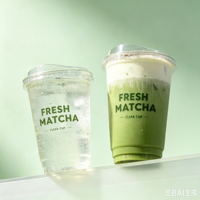 Gobelets en plastique PET transparents de qualité supérieure pour Matcha Latte et café glacé, avec couvercles, 16, 12, 14, 18, 20, 24 oz, vente en gros, en vrac, 2026 Shop