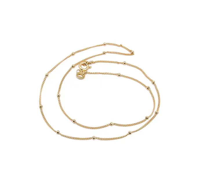S925 Sterlingsilber-Kette Halskette für Damen Mädchen hypoallergene Seilkette stärke und Glanz Damen-Kette Halsketten