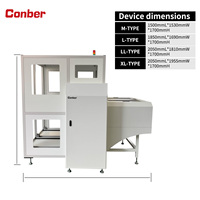 Déchargeur automatique de cartes PCB NG/OK pour machine SMT de placement de composants, contrôlé par PLC et entraîné par moteur, pour ligne d'assemblage de cartes PCB