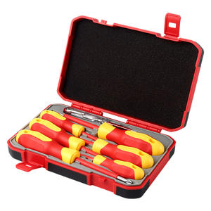 ชุดไขควงโปรสกิต 7 อิน 1 หัวแฉกแบบหุ้มฉนวนพร้อมด้ามจับกันลื่นสำหรับซ่อมแซมไฟฟ้าในครัวเรือนเครื่องมือ DIY - Product Image 5