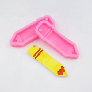 Molde de Silicona 3D con Forma de Lápiz para Resina Epoxi, Manualidades Infantiles, Decoración de Pasteles, Caramelos, Chocolate, OEM/ODM - Product Image 1