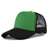 Gorra de béisbol de esponja de color liso más vendida, gorra de malla con visera curva, gorra de béisbol de espuma con logotipo personalizado en blanco para el sol