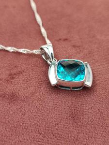 Luxury Women’s <b>Crystal</b> Jewelry Ensemble Including Pendant and Earrings Made with 925 Sterling Silver and Authentic <b>Real</b> Quartz - Product Image 4