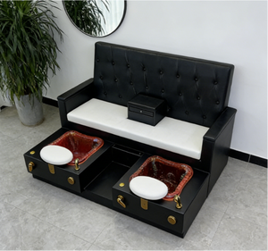 Chaise de spa pour pédicure portable double de luxe, personnalisable, multifonctionnelle, mobilier de massage pour salon, manucure et soins des <span class=keywords><strong>pieds</strong></span> - Product Image 2