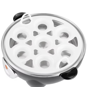 Caldera para Huevos de 360W, Placa Calefactora de Acero Inoxidable, Cocina 7 Huevos con un Solo Botón, Fácil Operación - Product Image 6