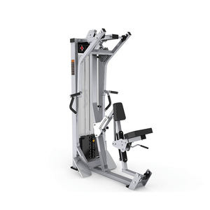 Máquina de remo con asiento de acero, <span class=keywords><strong>brazos</strong></span> de seguridad ajustables, para entrenamiento de músculo dorsal latísimus y parte superior e intermedia de la espalda, múltiples posiciones, uso comercial - Product Image 5