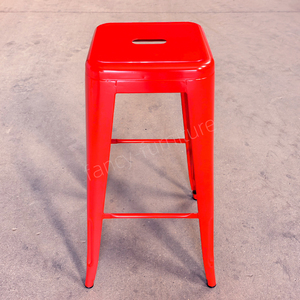 Sillas <span class=keywords><strong>de</strong></span> Barra Modernas para <span class=keywords><strong>Cocina</strong></span>, Apilables, <span class=keywords><strong>de</strong></span> Metal Pintado, en Varios Colores, para Restaurante - Product Image 2