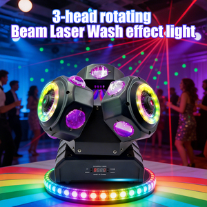 Stage Lights 180W 12x10W RGBW 4in1 Moving Head Light Beam Laser Strobe Rotating DMX512 <strong>DJ</strong> Disco KTV Club Party Wedding 2-3 - Product Image 2